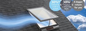 Velux Solar powered Fresh air Skylight